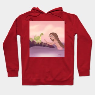 Mermaid and dinosaur Hoodie